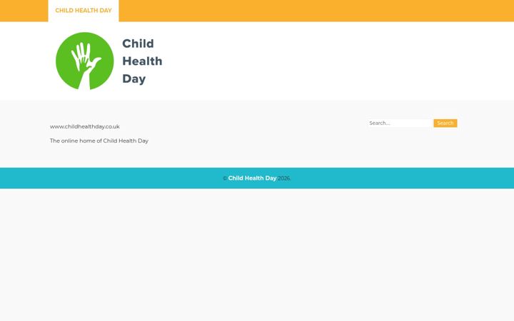 Screenshot του childhealthday.co.uk