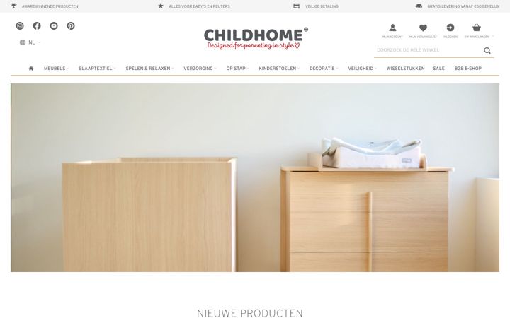Snímek obrazovky childhome.eu
