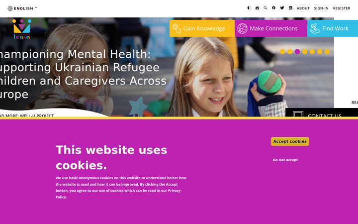 Screenshot of childhub.org