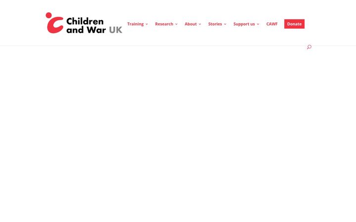 Skærmbillede af childrenandwar-uk.org