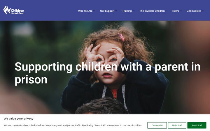 Screenshot του childrenheardandseen.co.uk