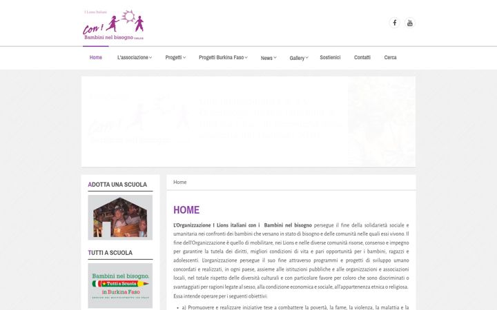 Ekrano kopija childreninneed-italy.org