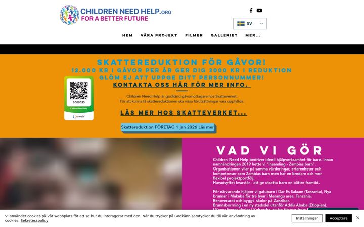 Ekrano kopija childrenneedhelp.org