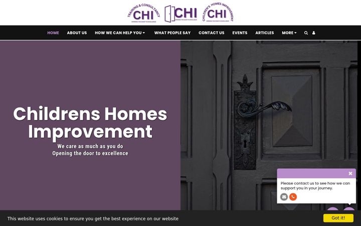 Screenshot του childrenshomesimprovement.co.uk