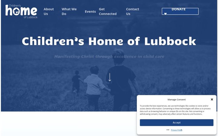 Skærmbillede af childshome.org