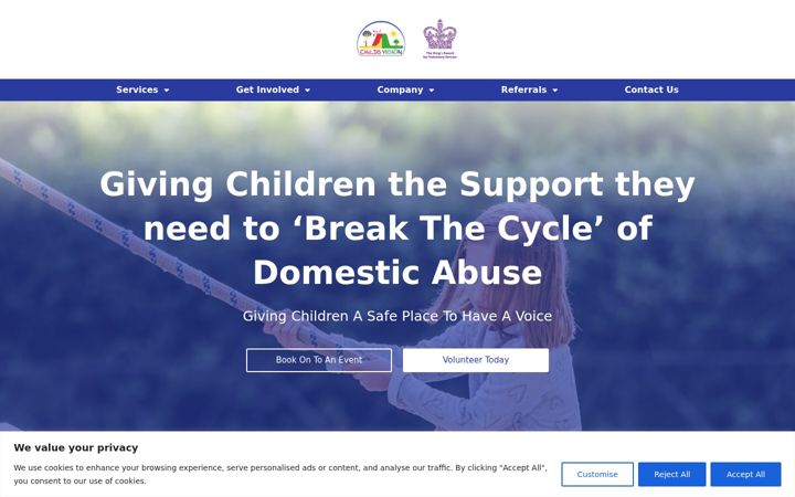 Screenshot του childsvision.co.uk