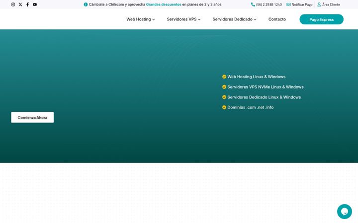 Screenshot of chilecom.net