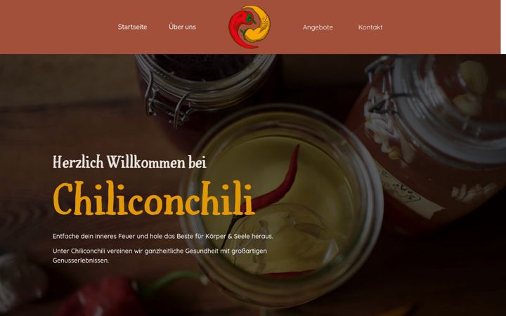 Screenshot of chiliconchili.de