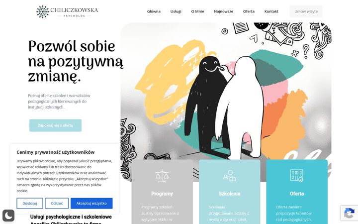 Skjermbilde av chiliczkowska.pl