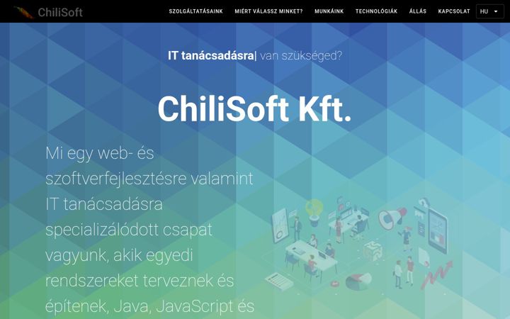 Skærmbillede af chilisoft.org