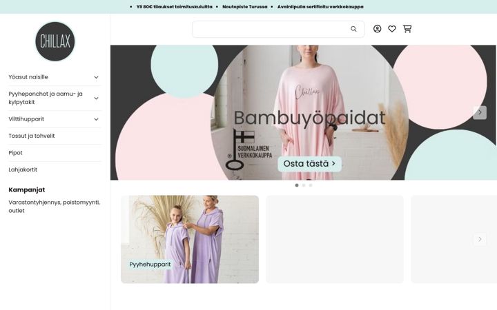 Screenshot di chillax.fi