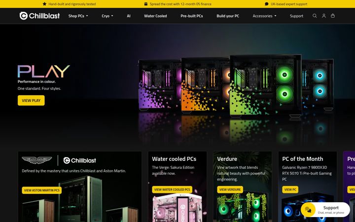 Screenshot of chillblast.com