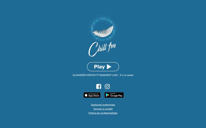 Zrzut ekranu chillfm.ro