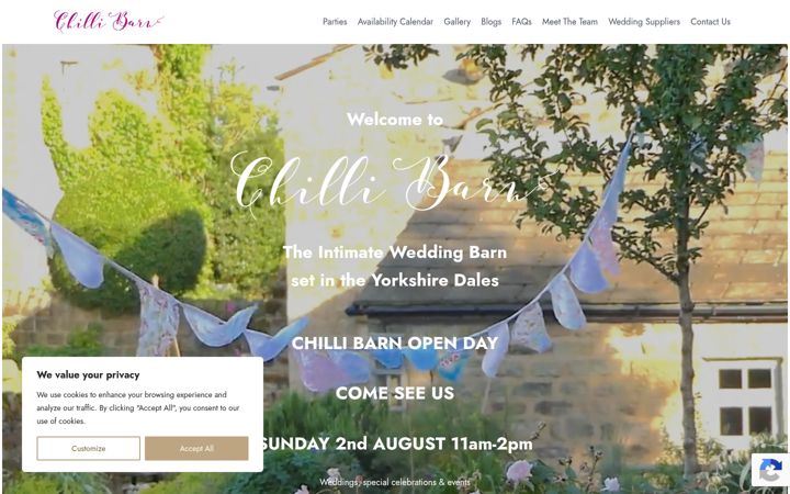 Screenshot του chillibarn.co.uk
