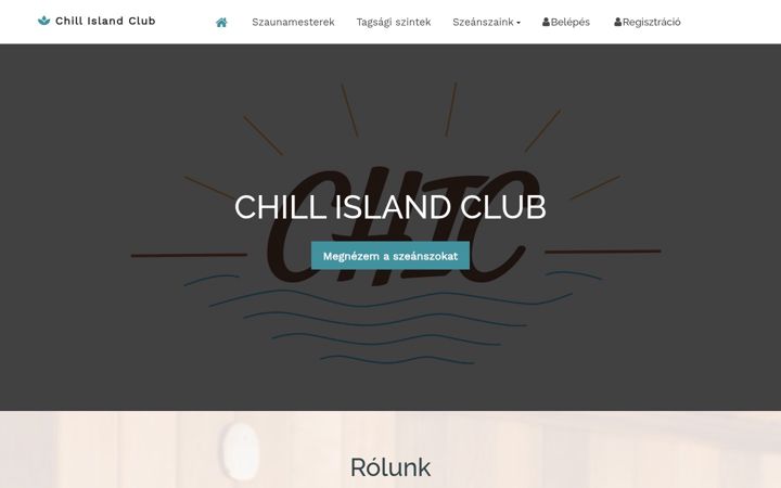 Екранна снимка на chillislandclub.hu