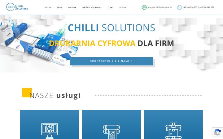 Екранна снимка на chillisolutions.pl