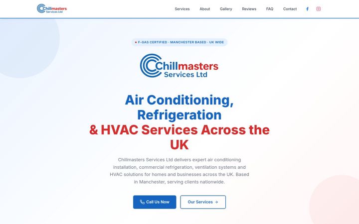 Screenshot του chillmasters.co.uk