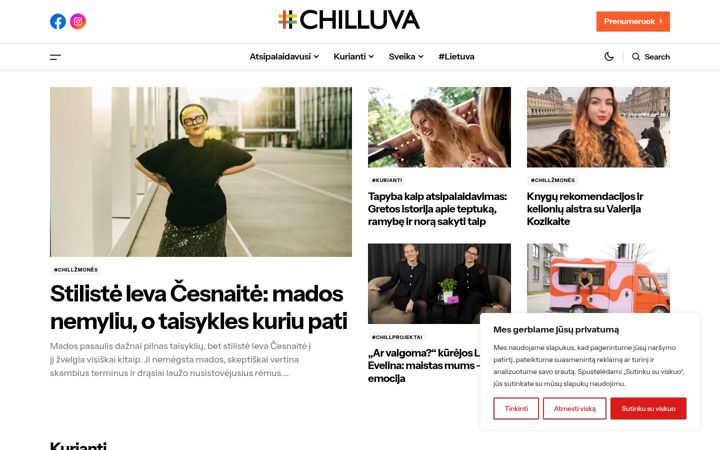 Képernyőkép: chilluva.lt