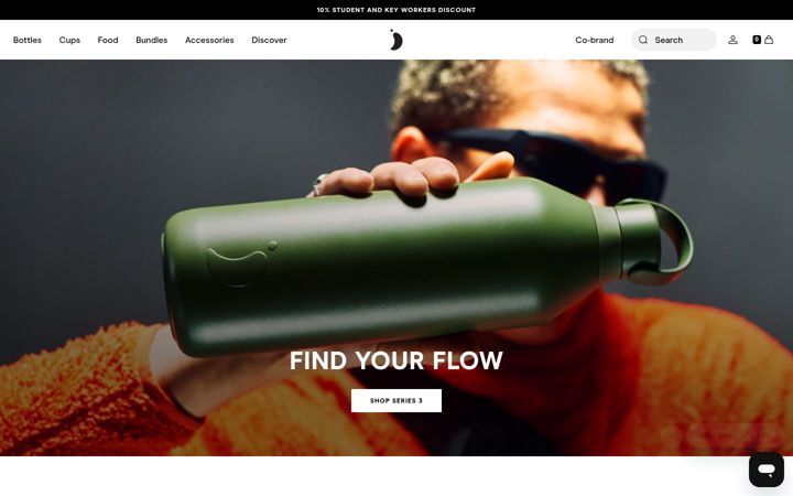 Screenshot of chillys.com