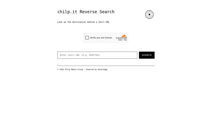 Screenshot of chilp.it