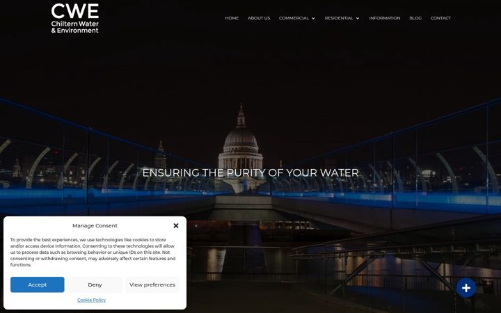 Screenshot του chilternwater.co.uk