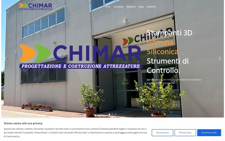 Snímek obrazovky chimarfoligno.it