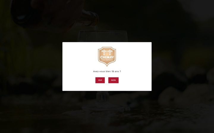 Screenshot of chimay.com