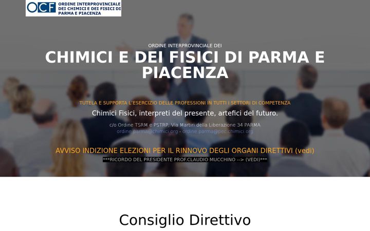 Képernyőkép: chimiciparmapiacenza.it