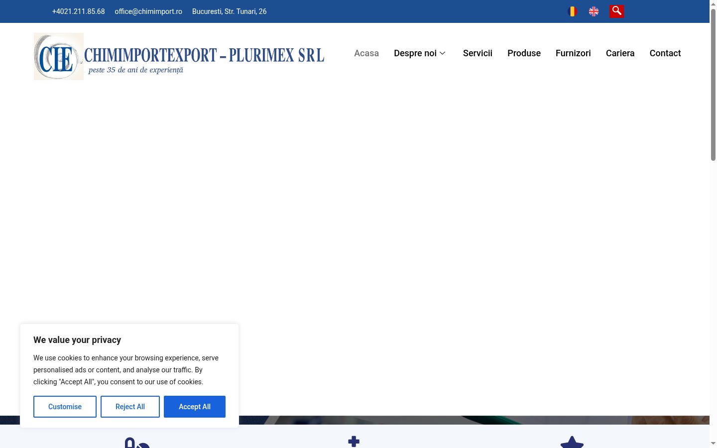 Zrzut ekranu banera zgody wyświetlanego przed jakąkolwiek interakcją