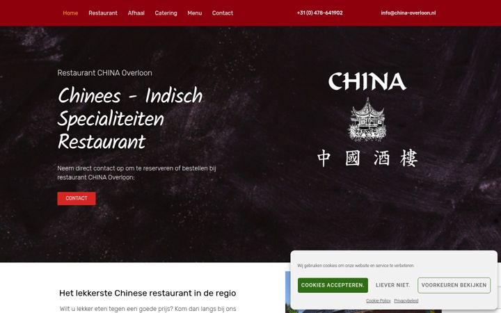 Kuvakaappaus sivustosta china-overloon.nl