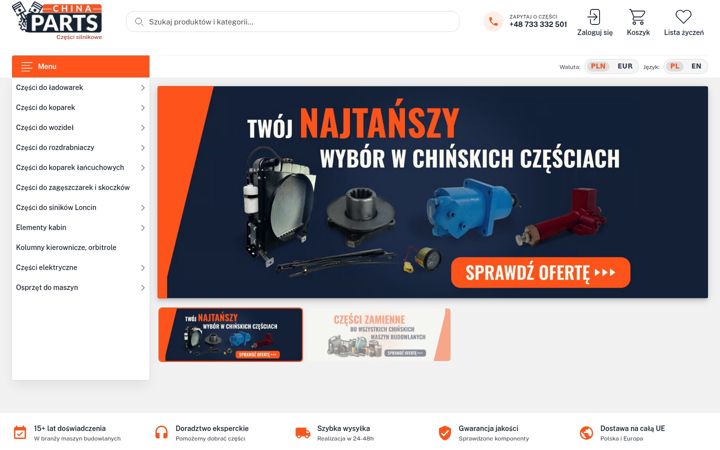 Snímek obrazovky china-parts.eu