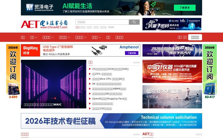Screenshot of chinaaet.com