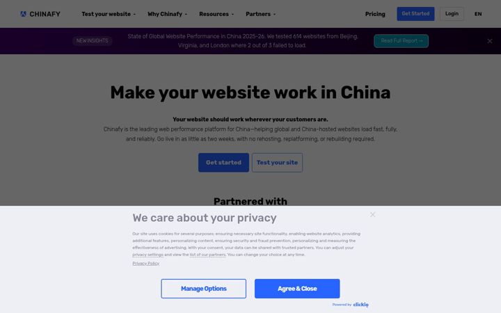 Screenshot of chinafy.com