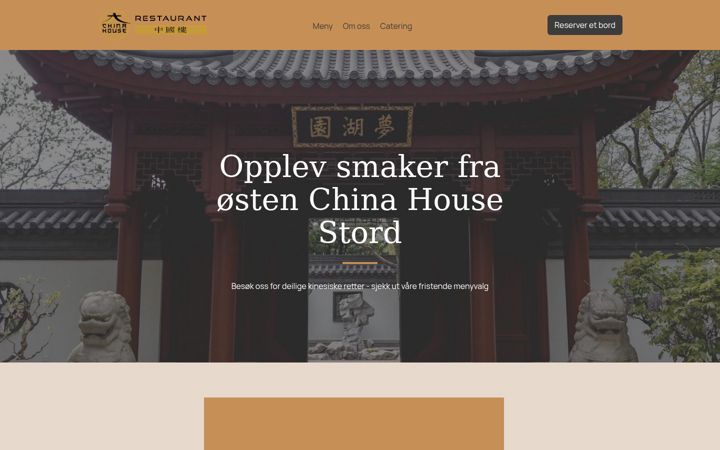 Skärmbild av chinahousestord.no