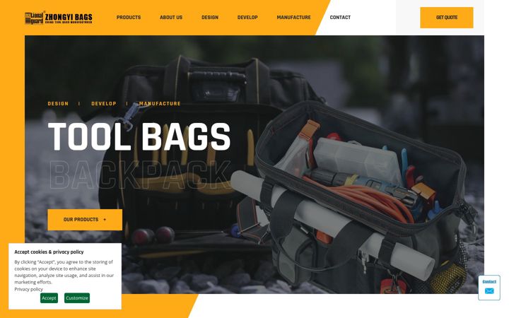 Screenshot von chinatoolbags.com