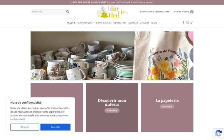 Zrzut ekranu chineriesfleuries.fr