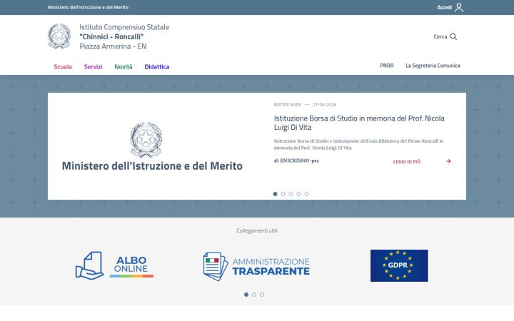 Screenshot di chinnicironcalli.edu.it