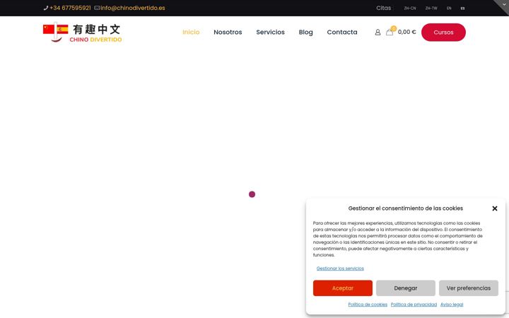 Screenshot di chinodivertido.es