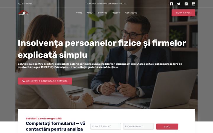Zrzut ekranu chinsolvency.ro