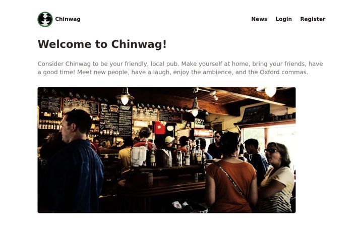 Screenshot of chinwag.org