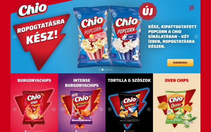 Екранна снимка на chio.hu
