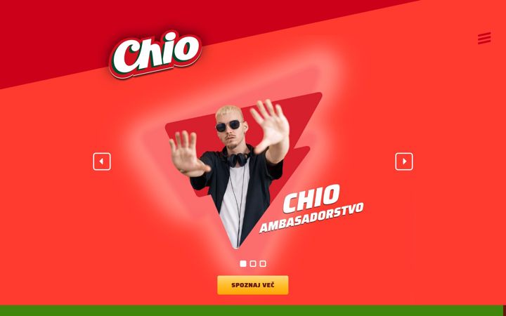 Screenshot von chio.si