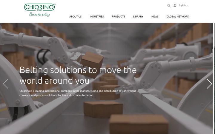 Screenshot van chiorino.com