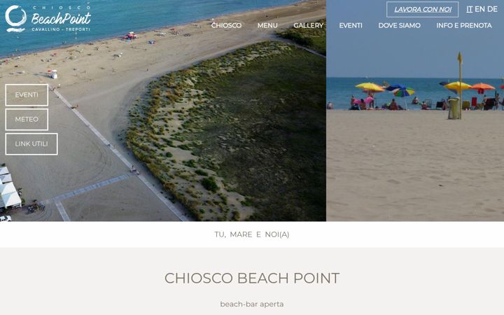 Screenshot di chioscobeachpoint.it