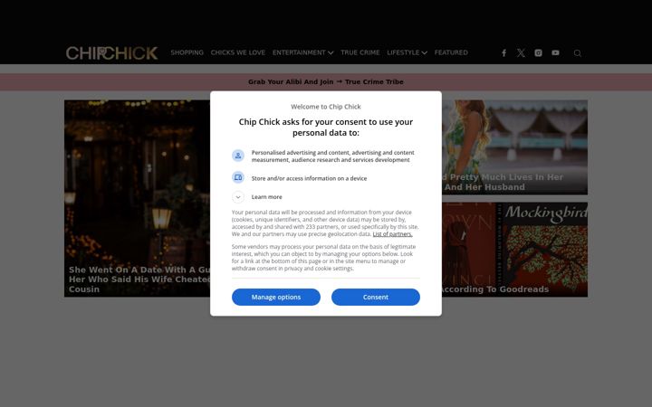 Screenshot von chipchick.com