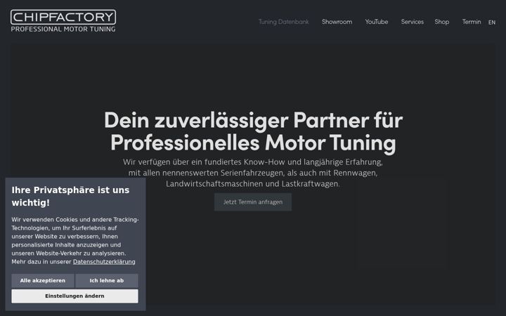 Screenshot van chipfactory.at