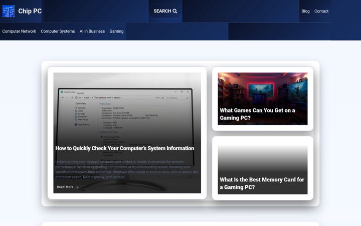 Screenshot του chippc.co.uk
