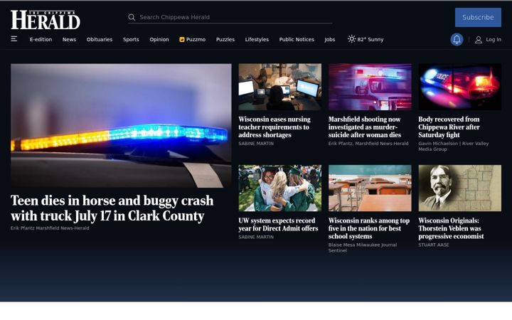 Screenshot of chippewa.com