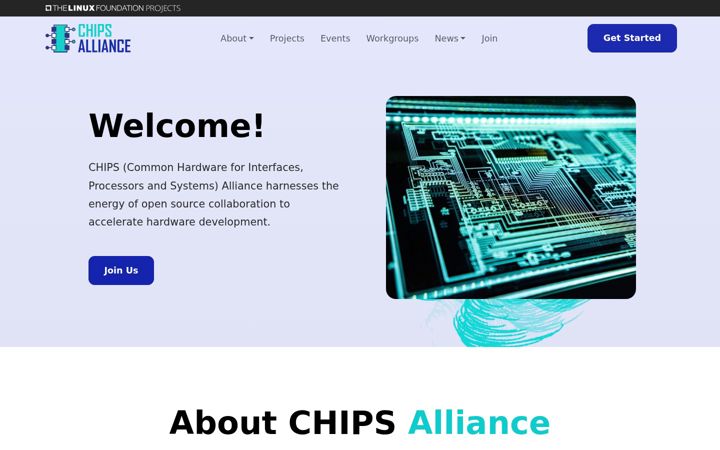 Skærmbillede af chipsalliance.org