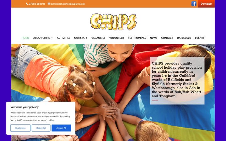 Screenshot του chipsholidayplay.co.uk